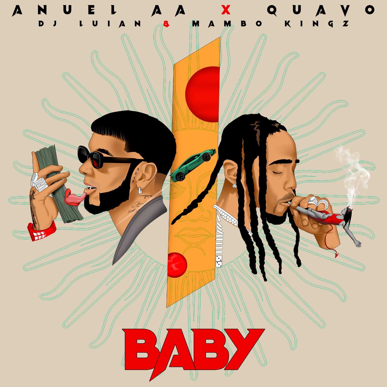 Anuel y Quavo | Baby | Cover
