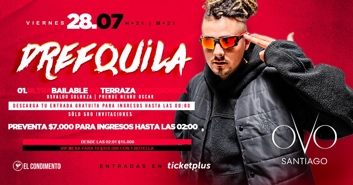 DrefQuila | OVO | Afiche