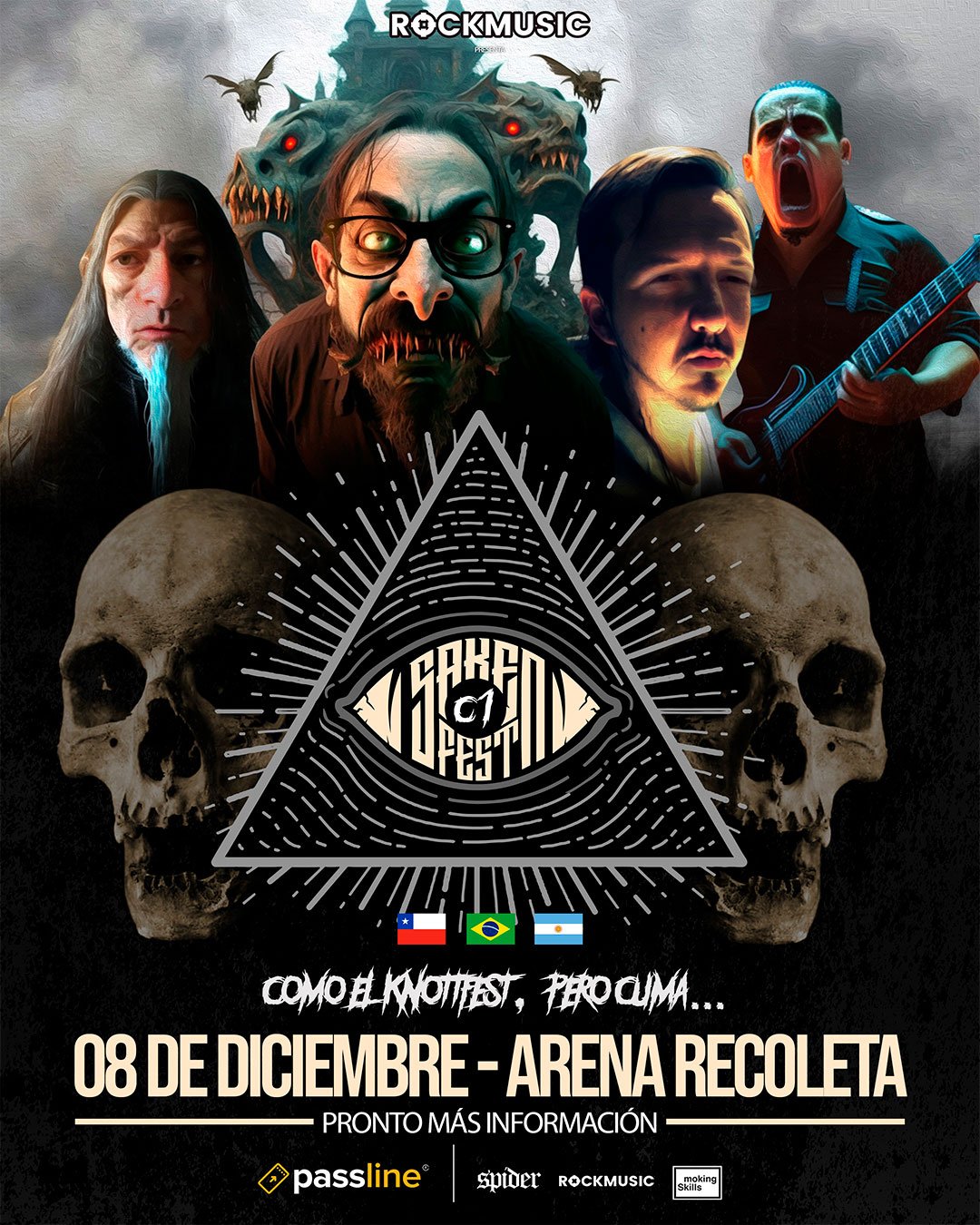 Saken | Saken C1 Fest" | Afiche