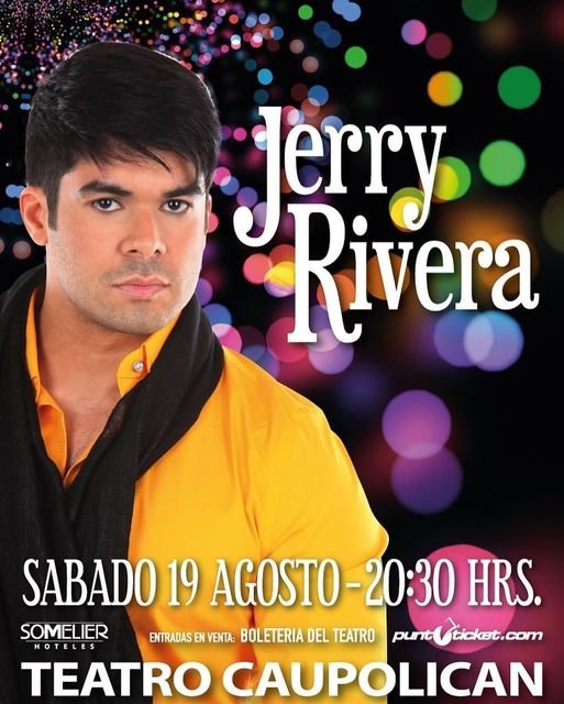 Jerry Rivera | Chile | Afiche