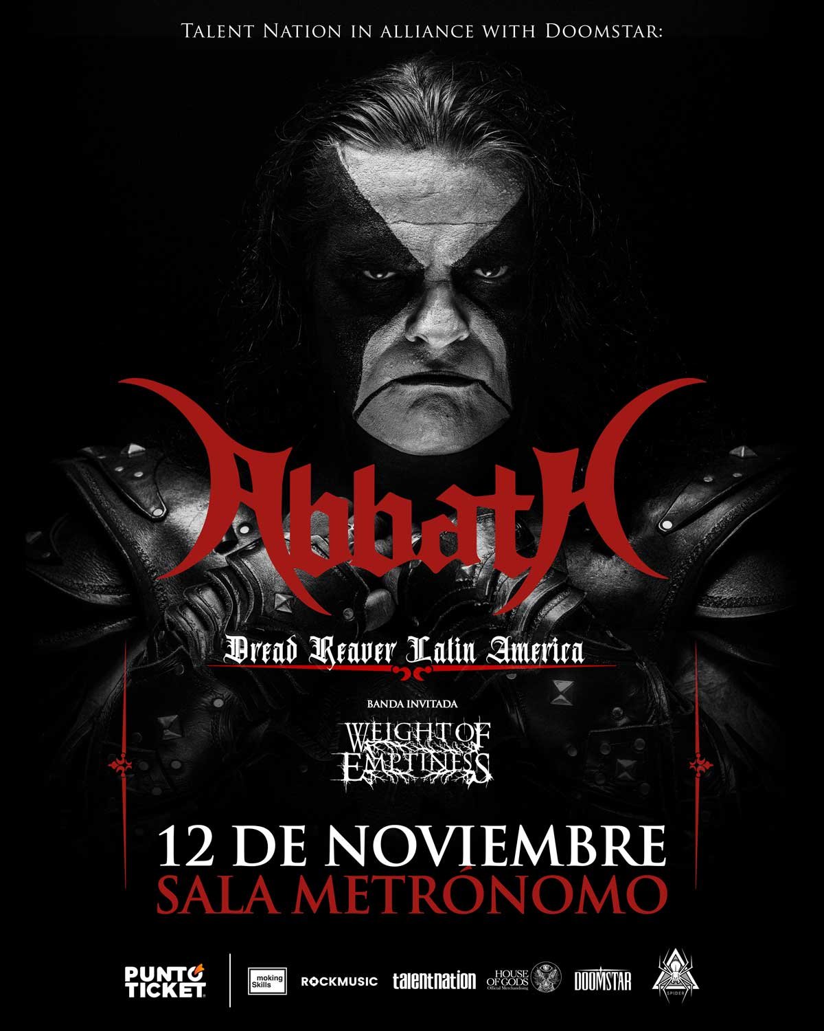Abbath | Chile | Afiche