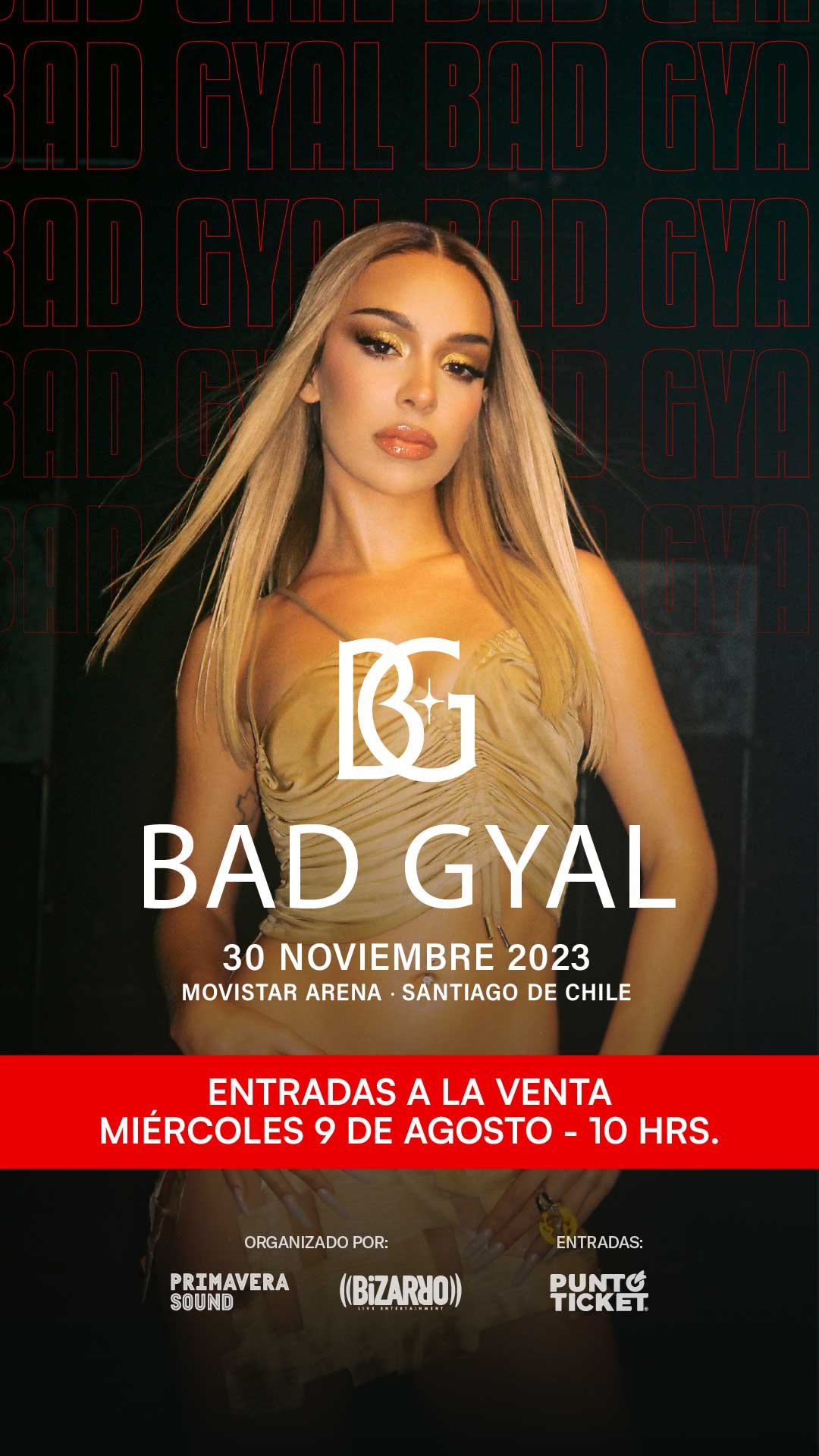 Bad Gyal | Chile | Afiche