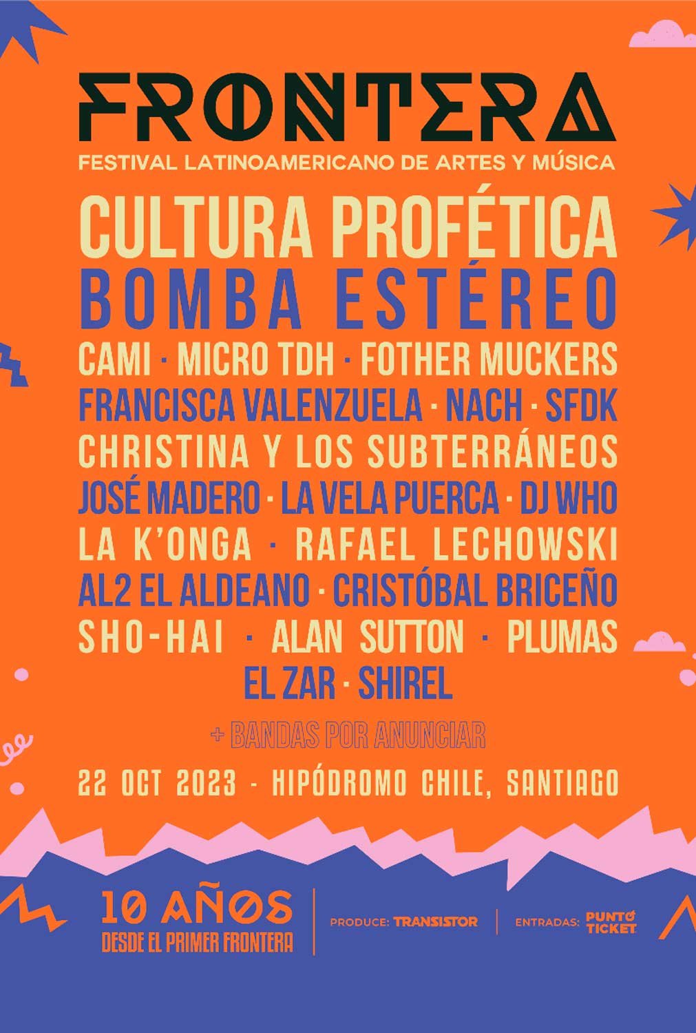 Frontera | Afiche | Nuevo Line Up