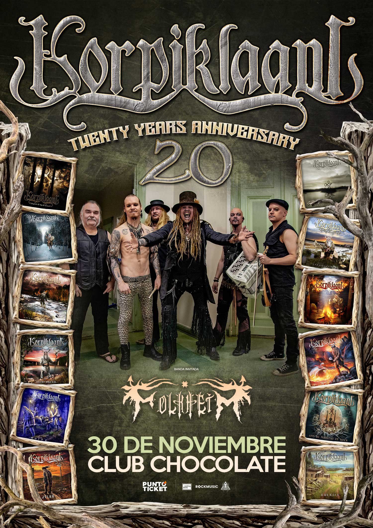 Korpiklaani | Chile | Afiche