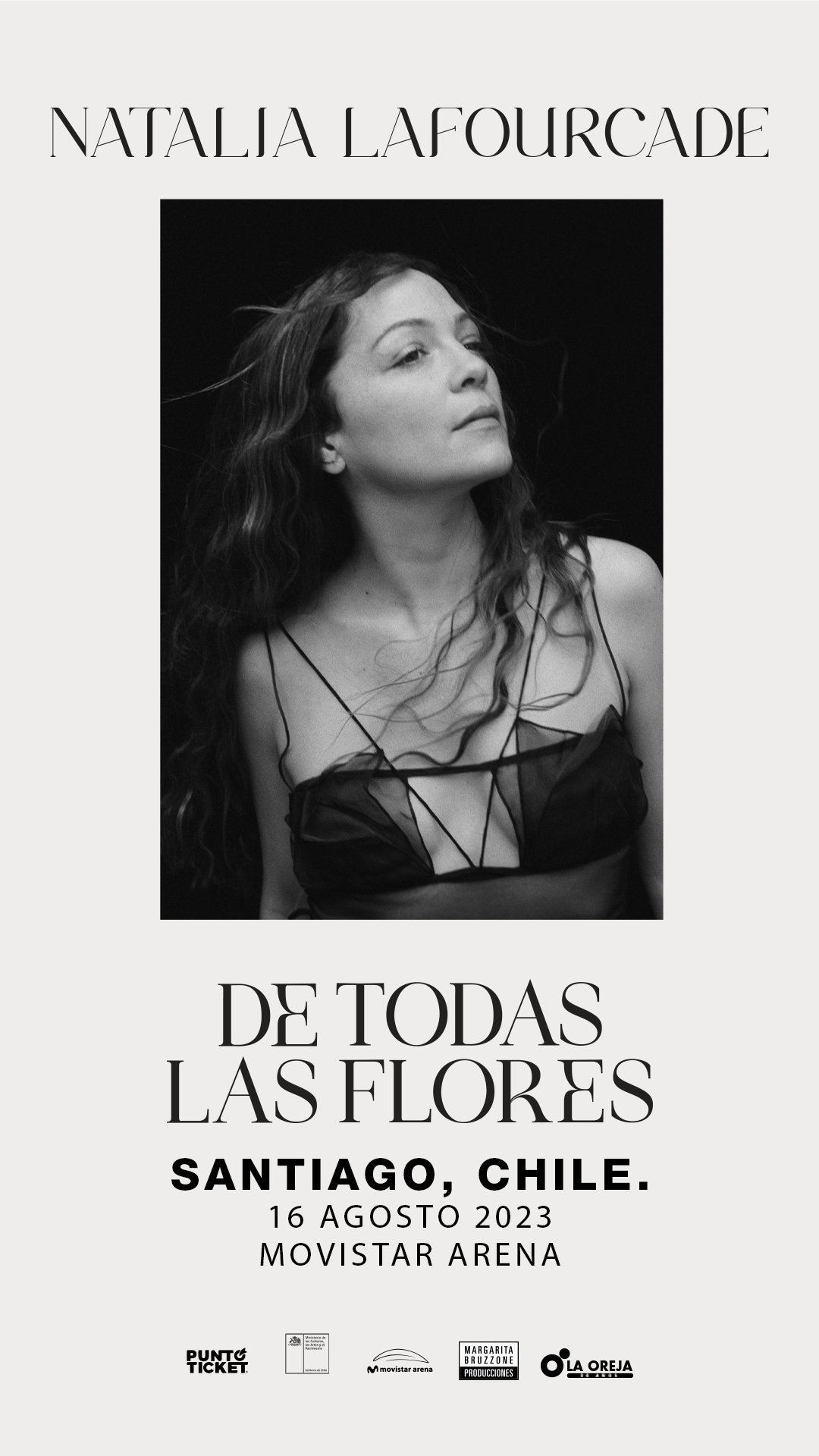 Natalia Lafourcade | Chile | Afiche