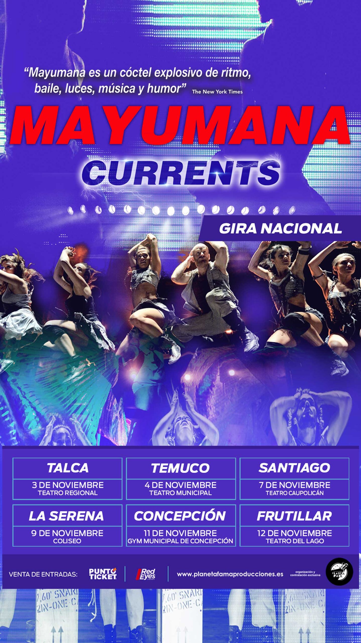 Mayumana regresa a Chile con su show Currents setlist.cl