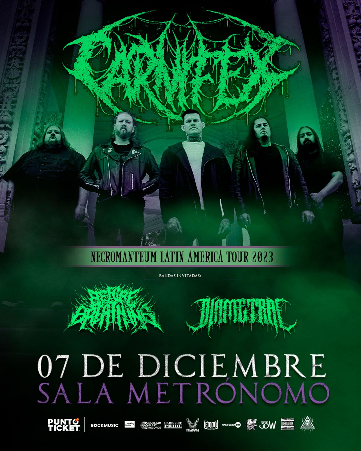 Carnifex por primera vez en Chile setlist.cl