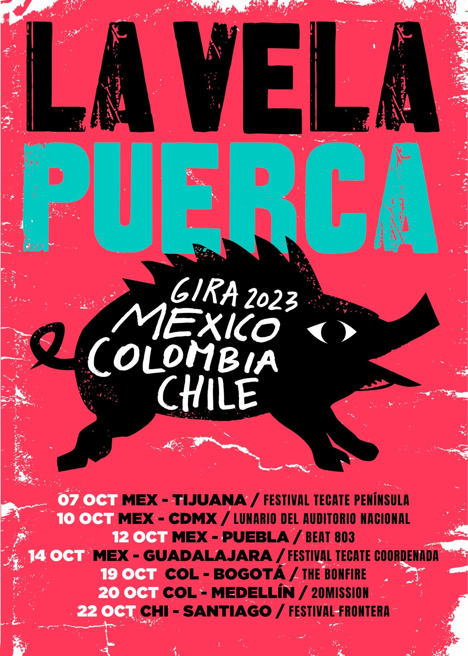 La Vela Puerca | Gira Latinoamérica