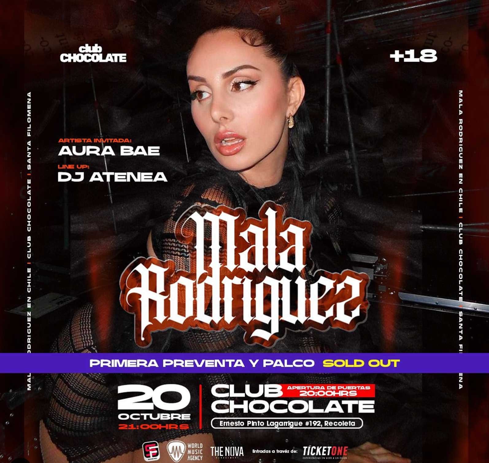 Mala Rodríguez | Chile | Afiche