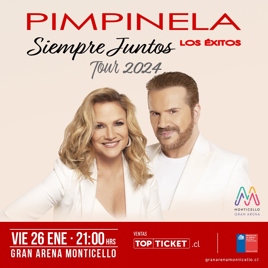 Pimpinela | Siempre Juntos Tour | Afiche