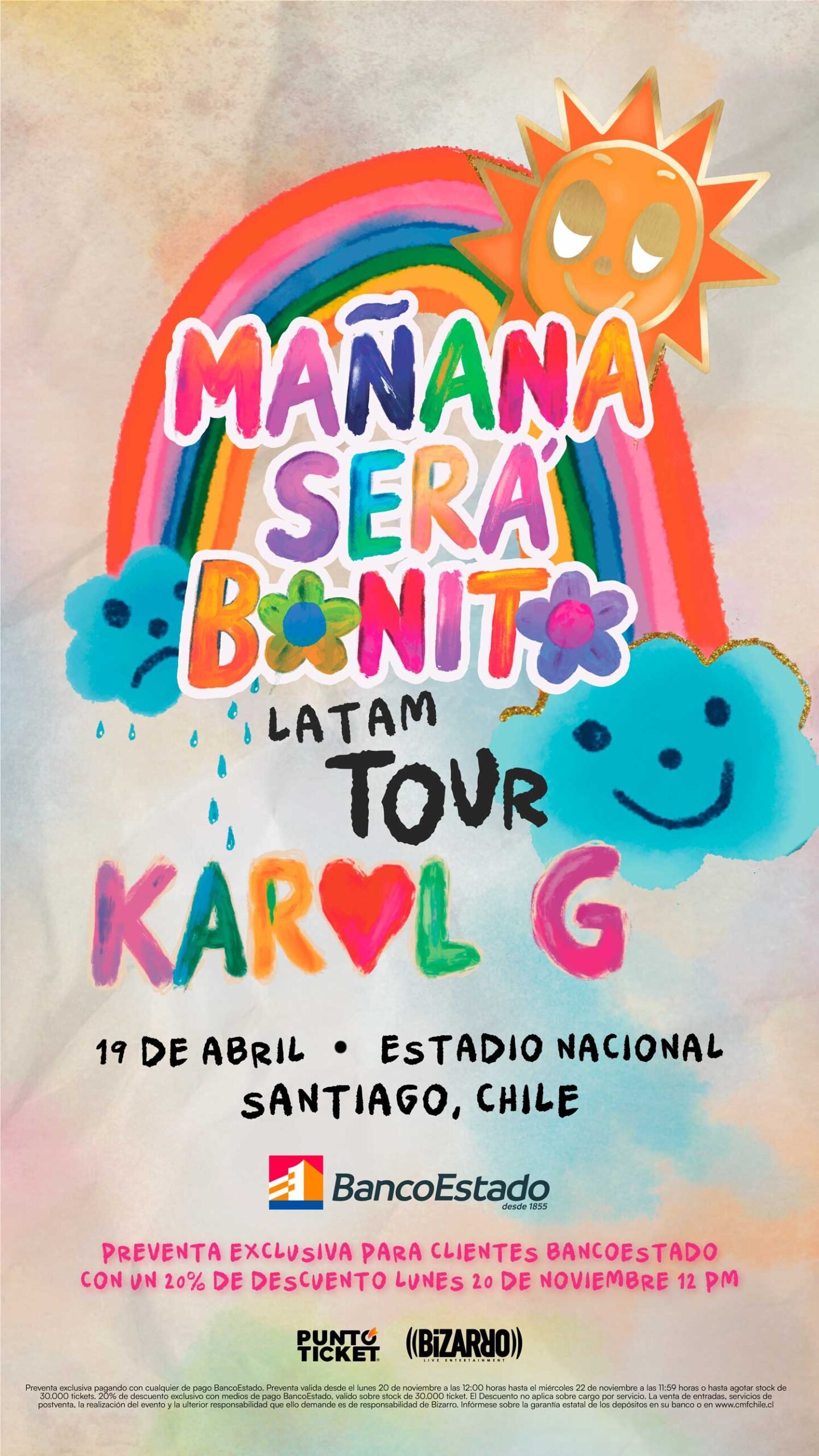 Karol G | Mañana será bonito Tour | Afiche