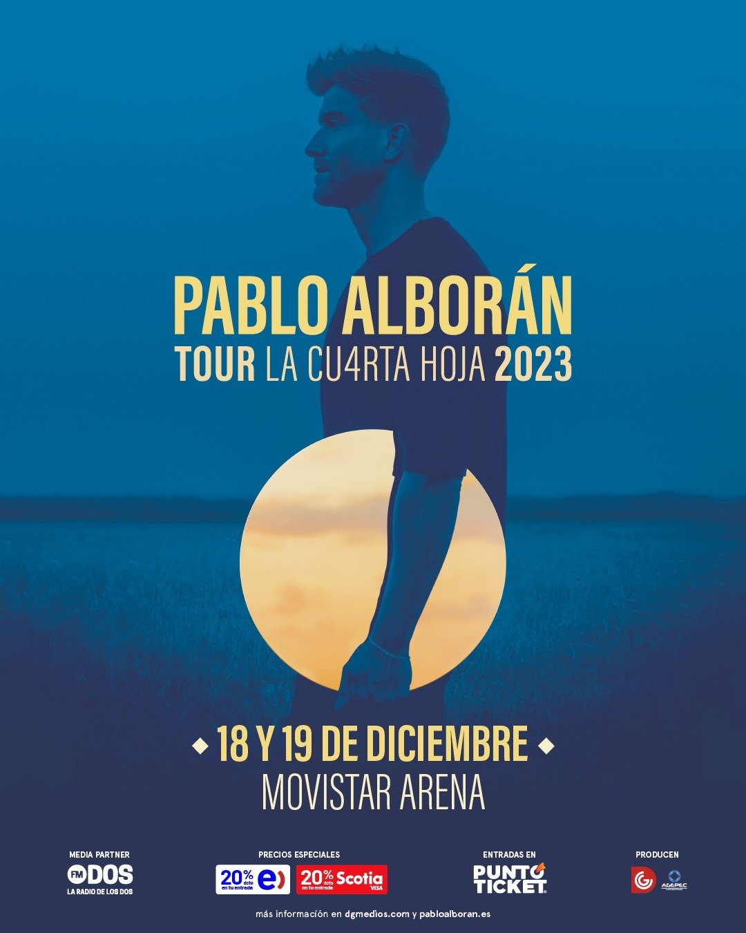 Pablo Alborán | Chile | Afiche