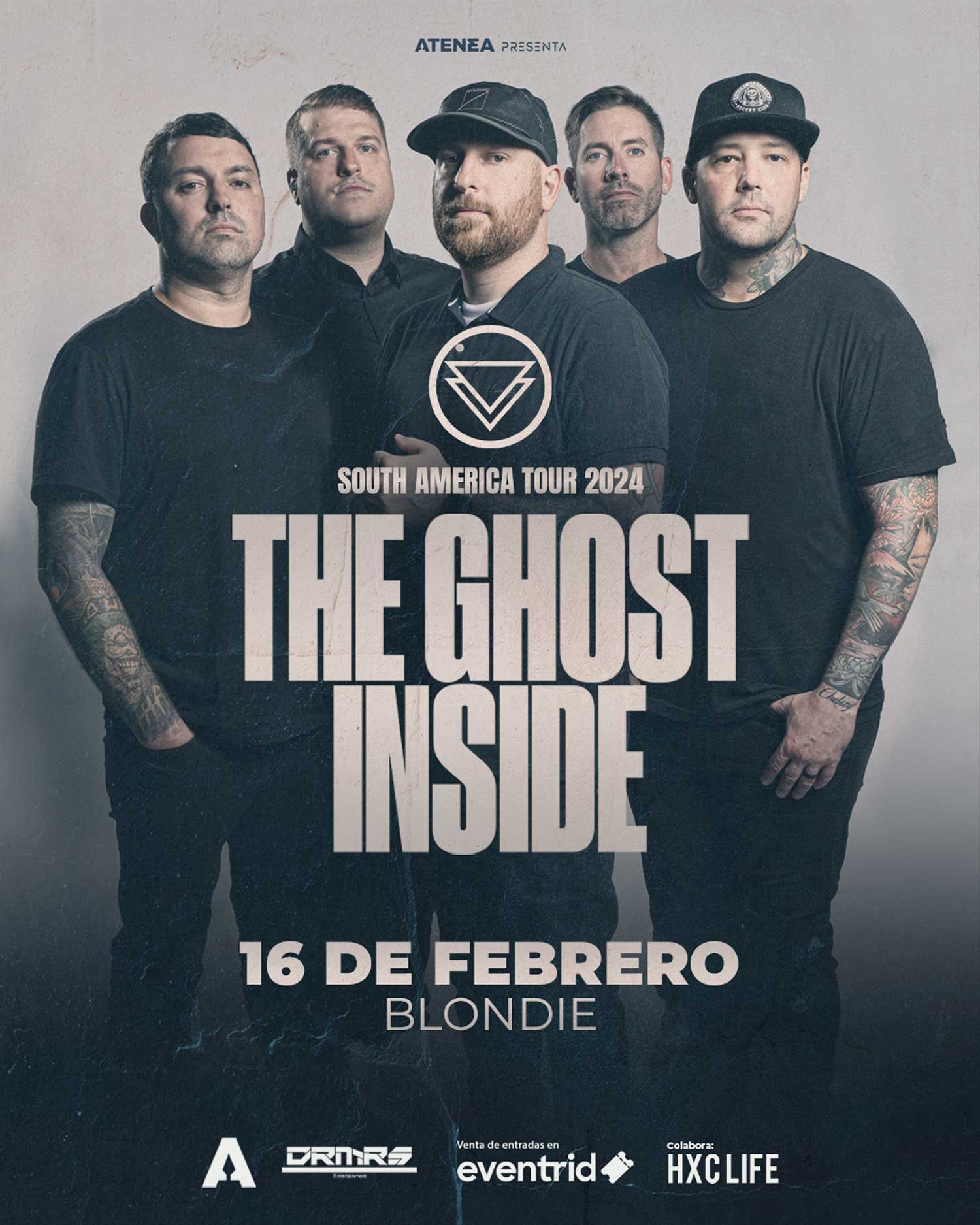 THE GHOST INSIDE | Chile | Afiche
