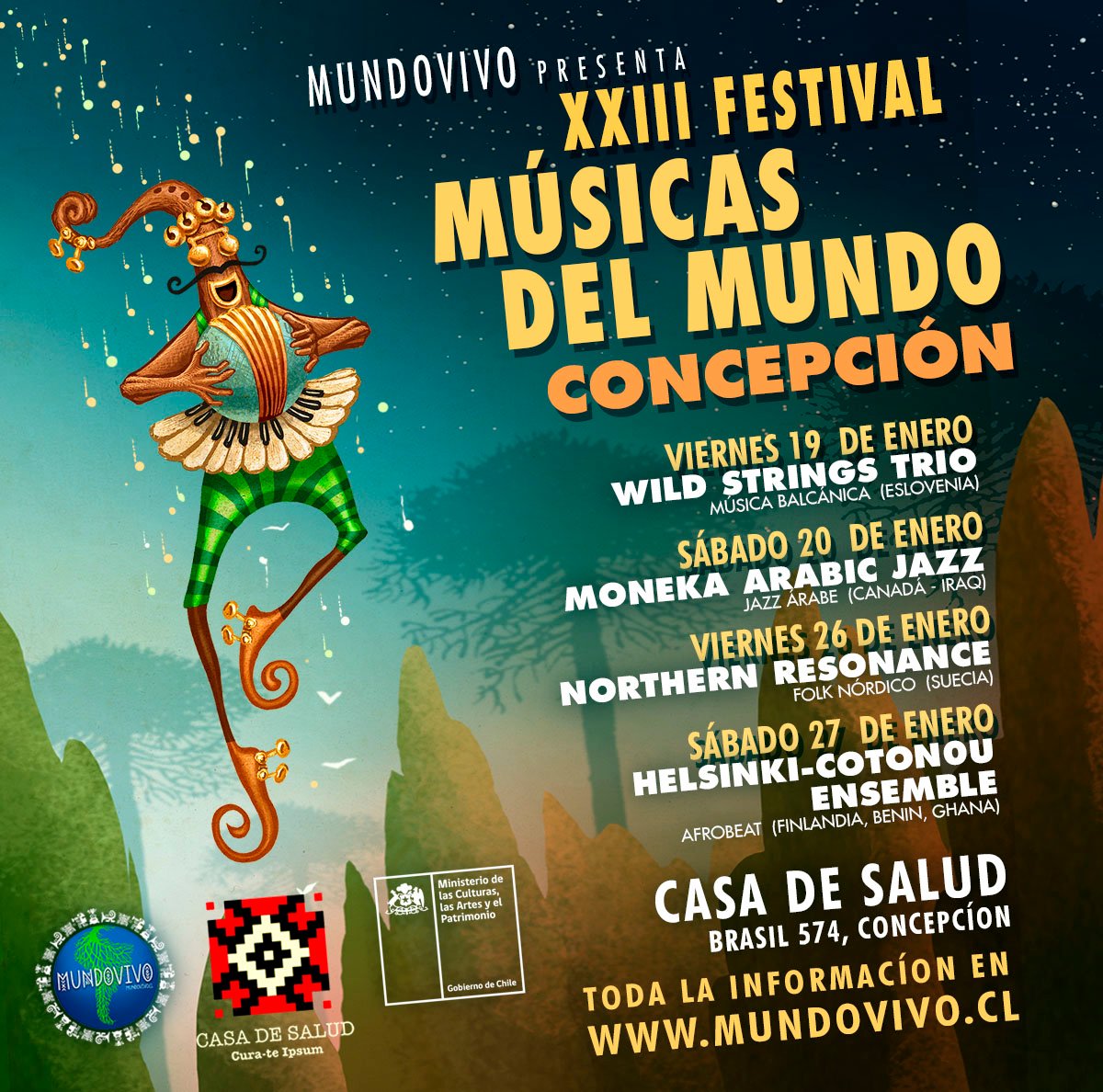 FESTIVAL MÚSICAS DEL MUNDO @ Concepción