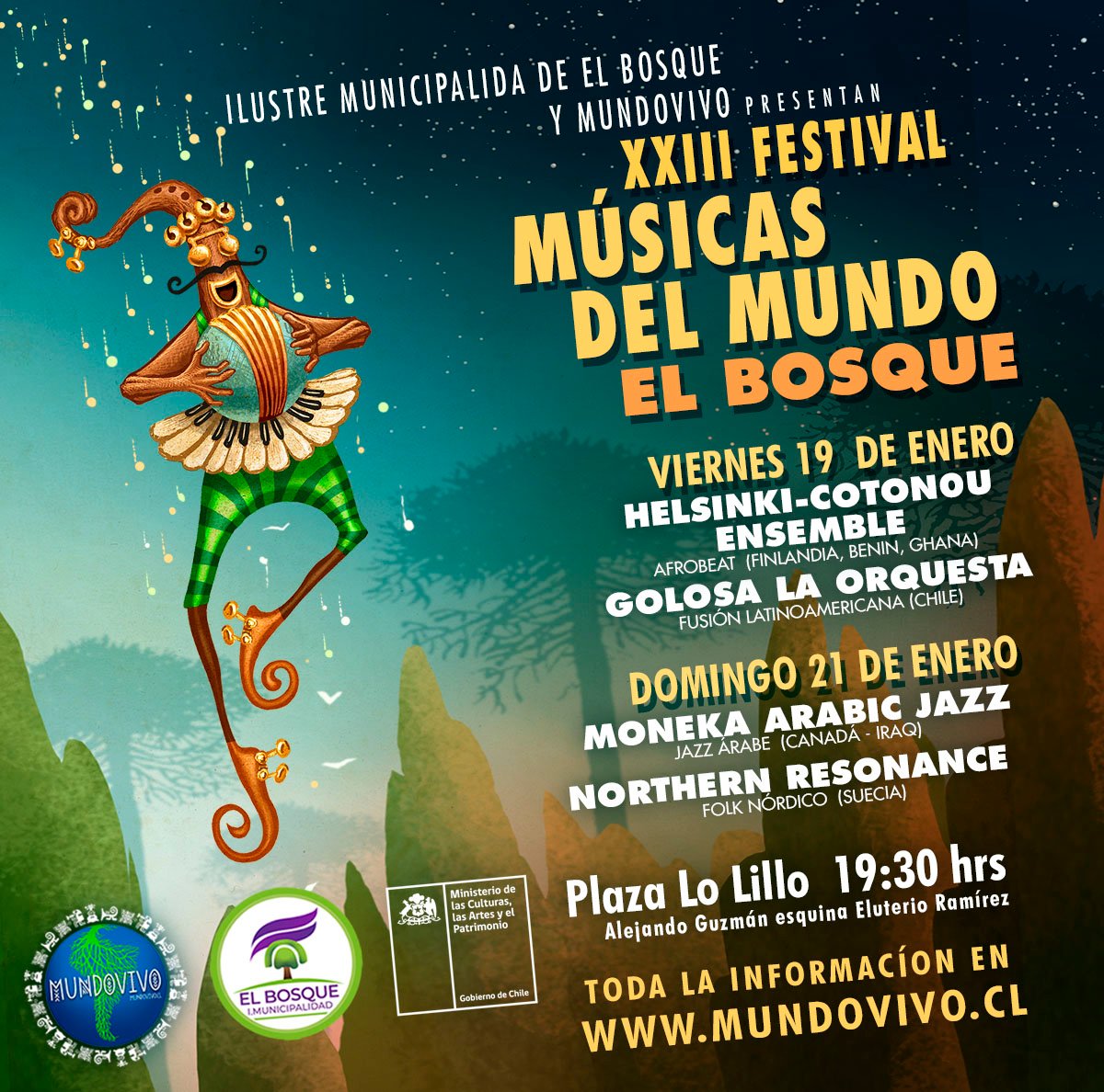 FESTIVAL MÚSICAS DEL MUNDO @ El Bosque