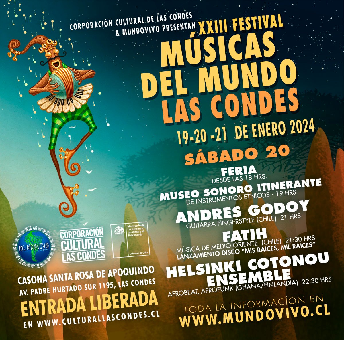 FESTIVAL MÚSICAS DEL MUNDO @ Las Condes