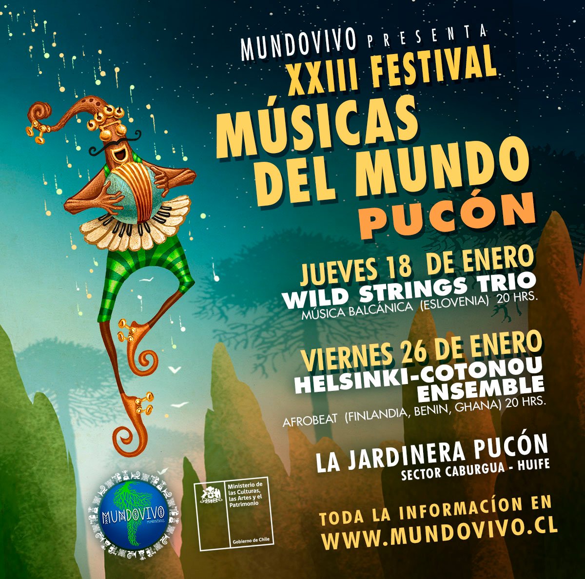 FESTIVAL MÚSICAS DEL MUNDO | Pucón