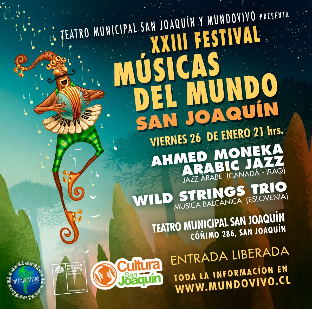 FESTIVAL MÚSICAS DEL MUNDO @ San Joaquín