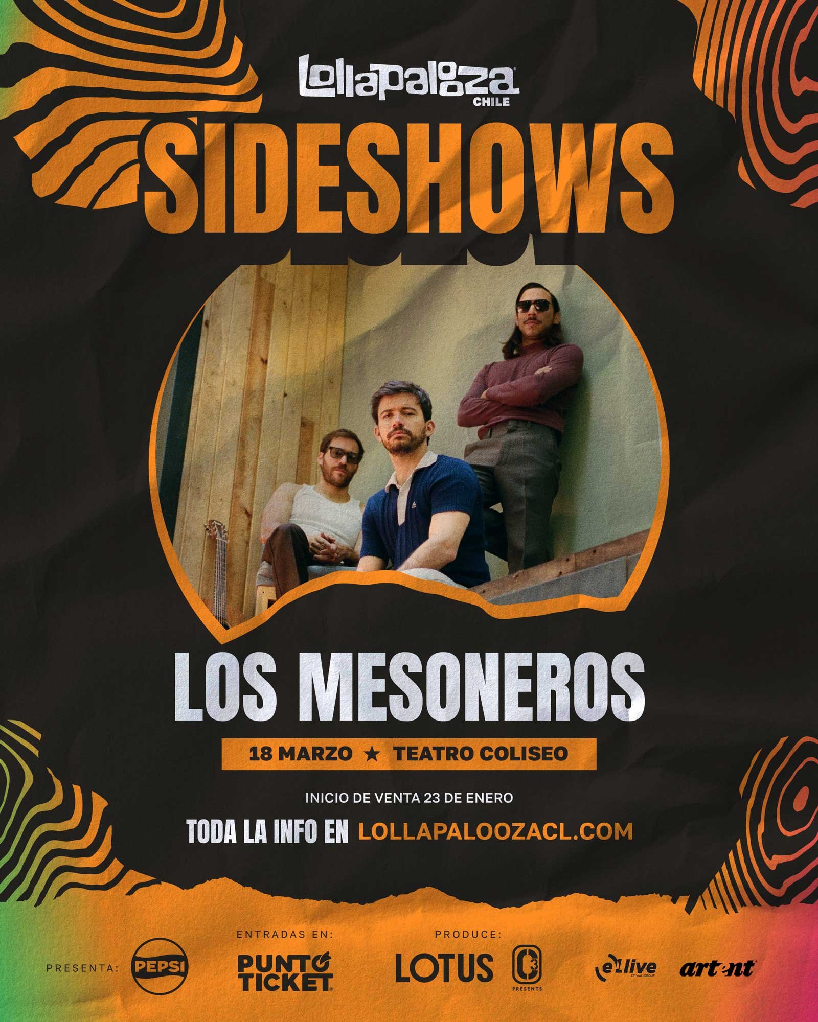 Los Mesoneros @ Teatro Coliseo | Afiche