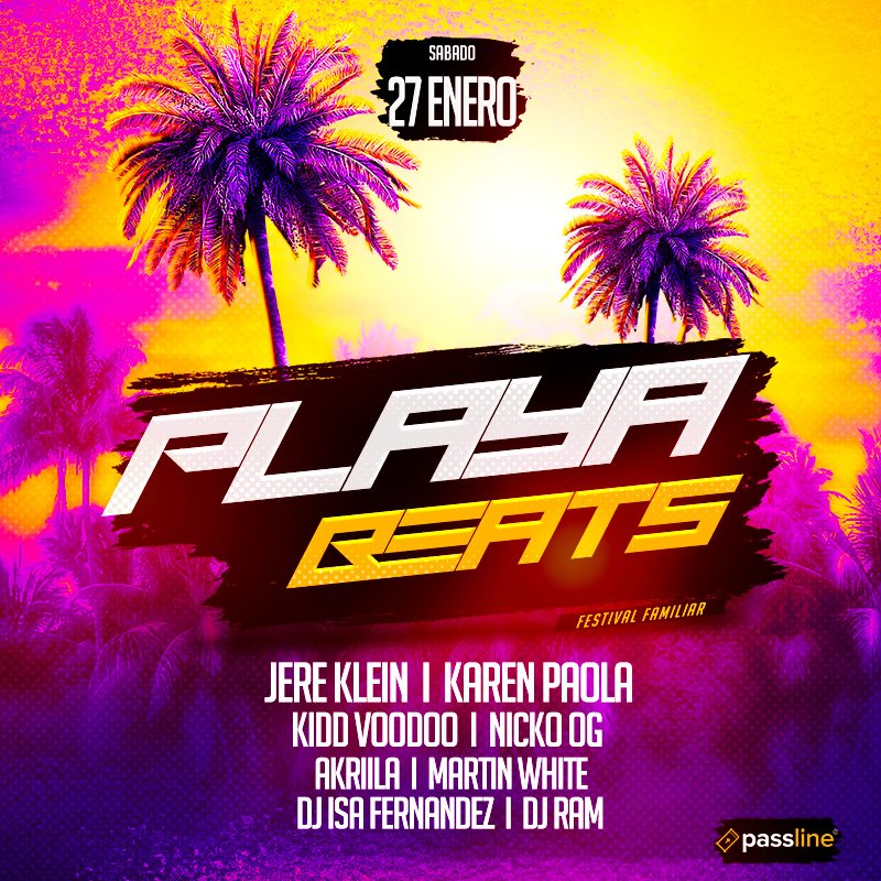 Playa Beats @ Vive Peñuelas | Afiche