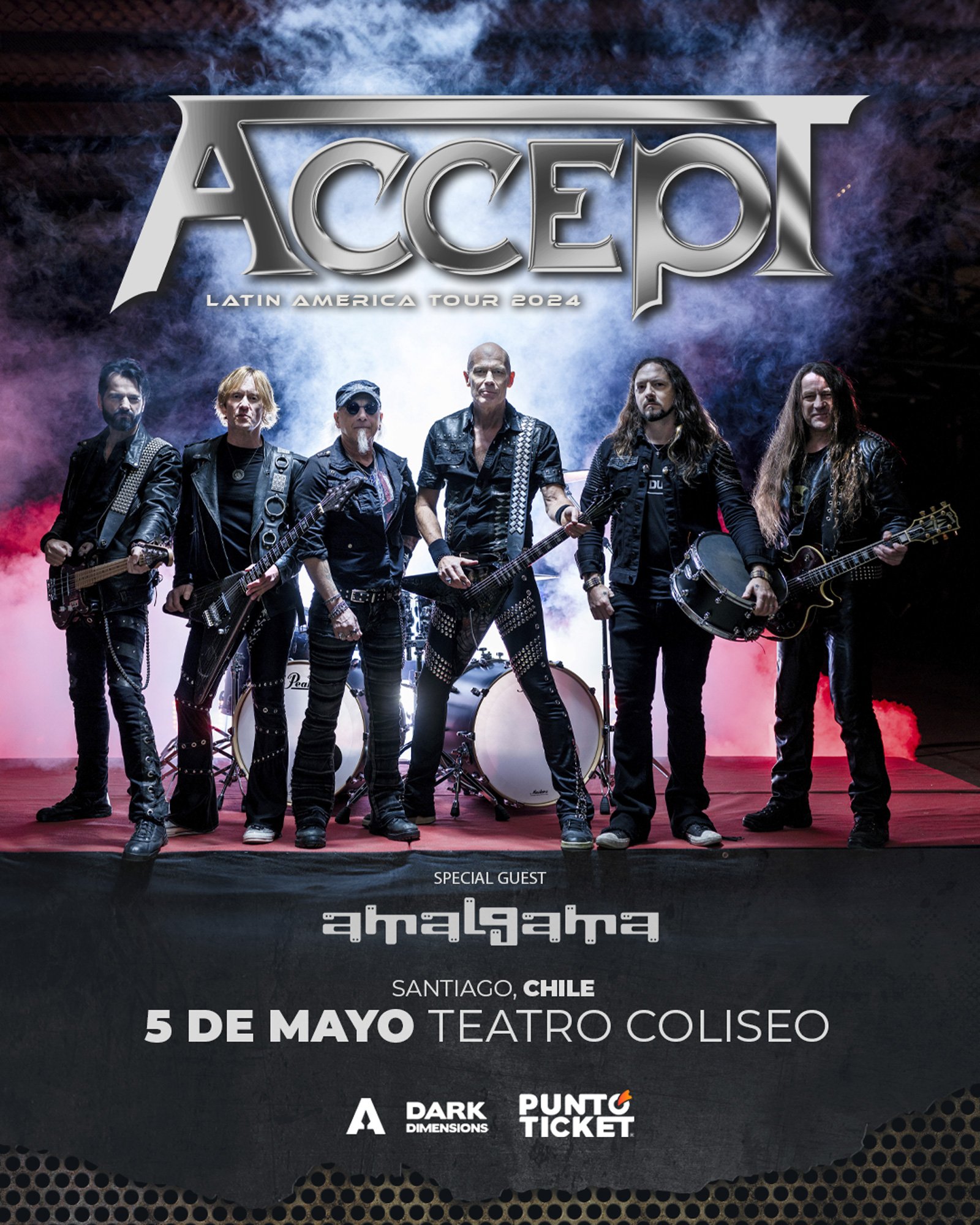 Accept @ Teatro Coliseo | Afiche