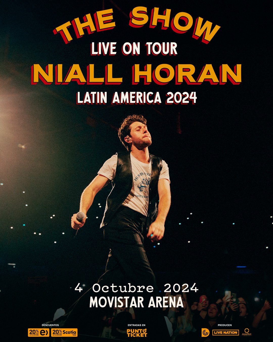 Niall Horan @ Movistar Arena | Afiche
