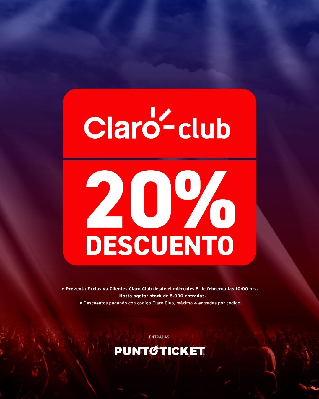 Sir Rod Stewart en Chile | Descuento
