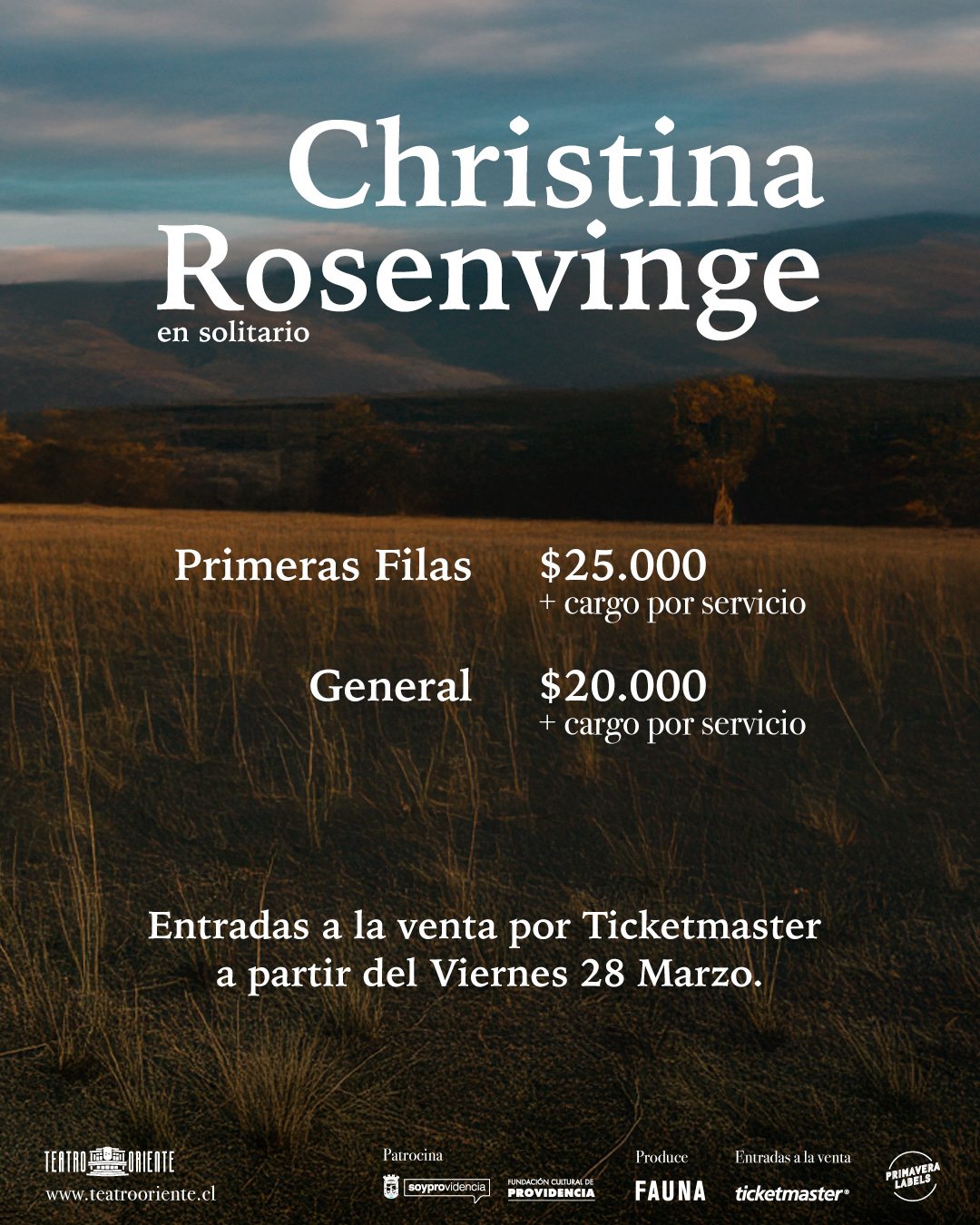Christina Rosenvinge | Precios