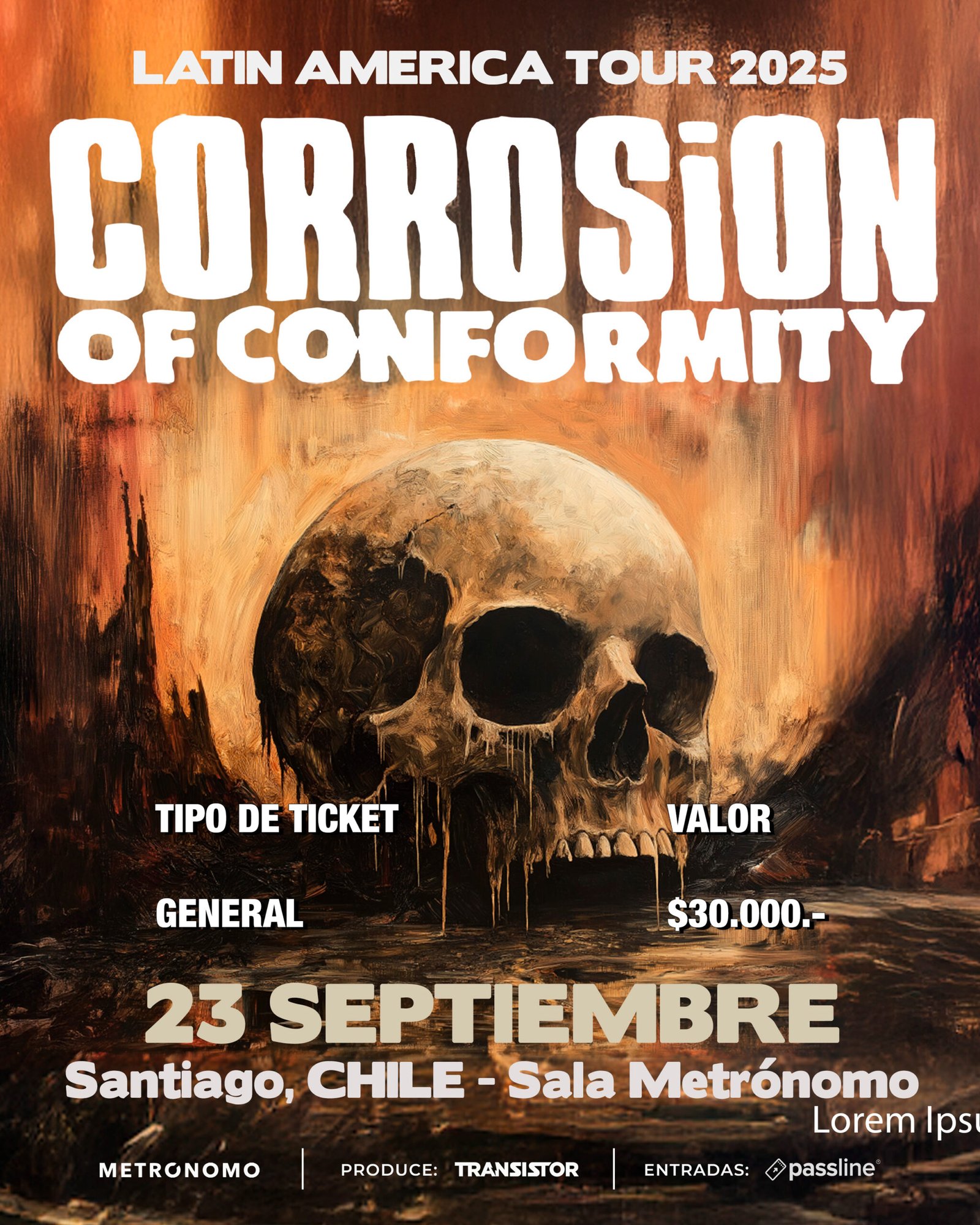 Corrosion Of Conformity | Afiche CL