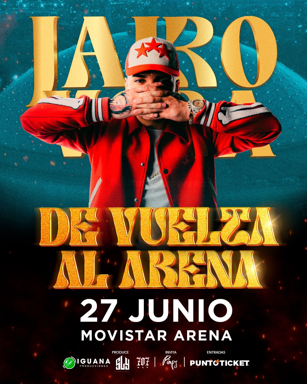 Jairo Vera @ Movistar Arena | Afiche