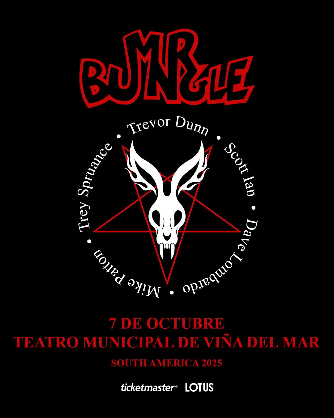 Mr. Bungle en Viña del Mar | Afiche