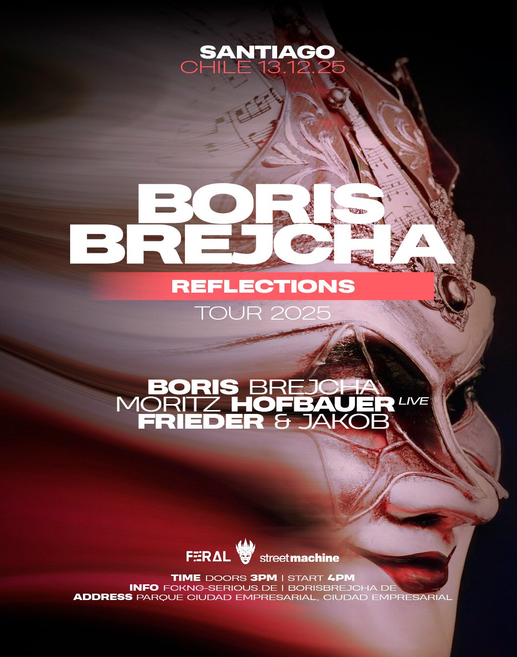Boris Brejcha en Chile | Afiche