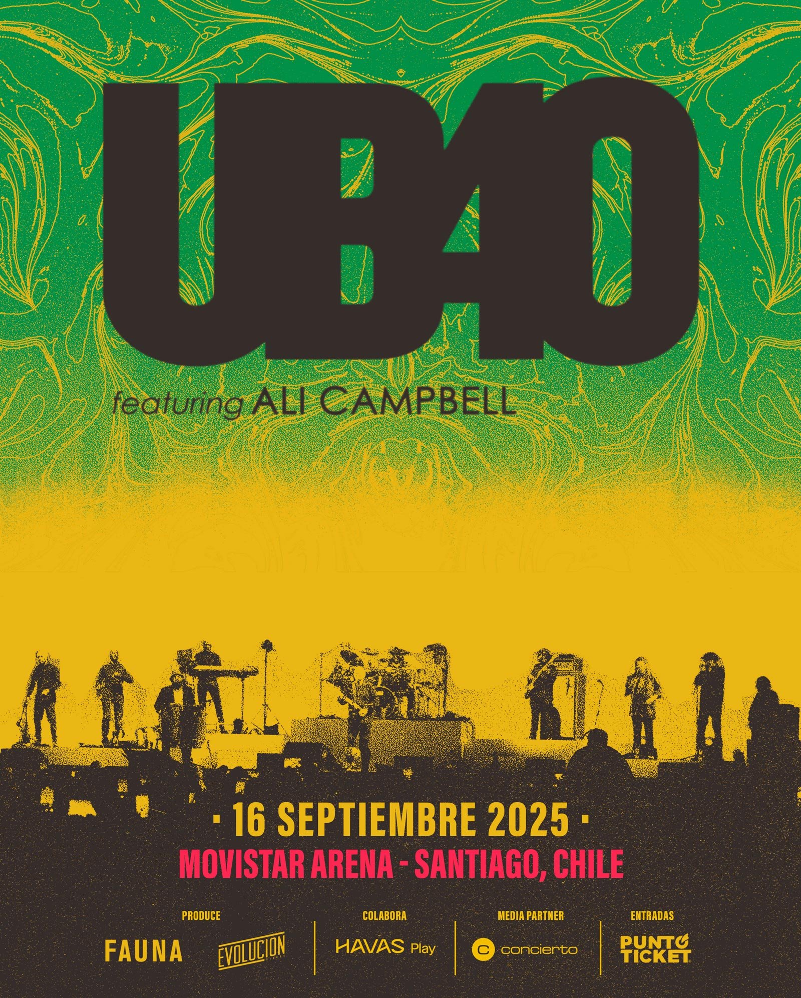 UB40 en Movistar Arena | Afiche