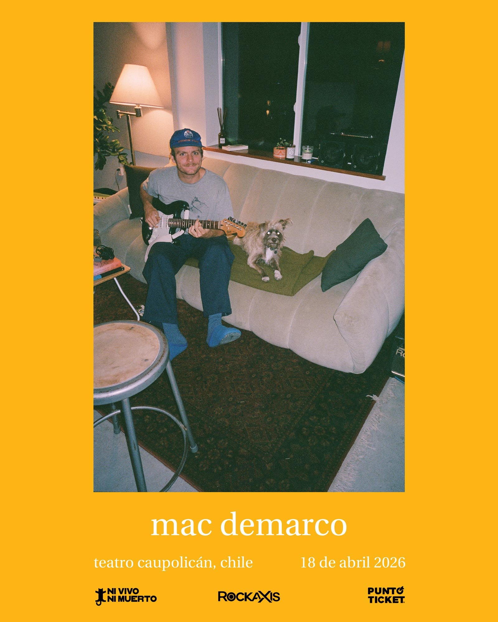 Mac DeMarco en Chile | Afiche