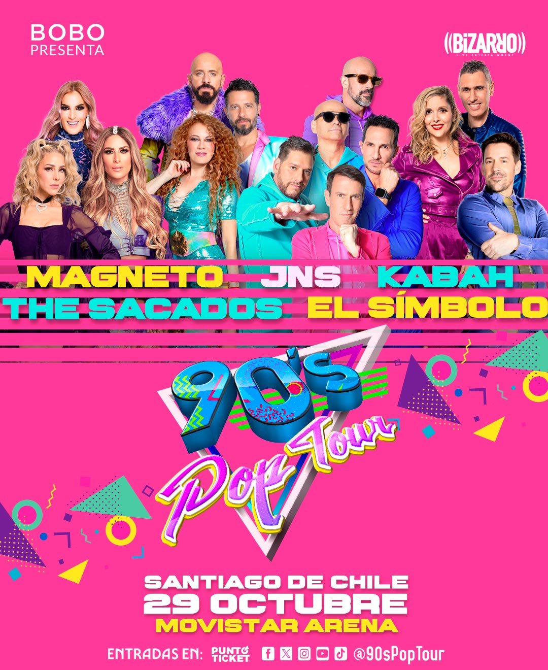 90’s Pop Tour | Afiche