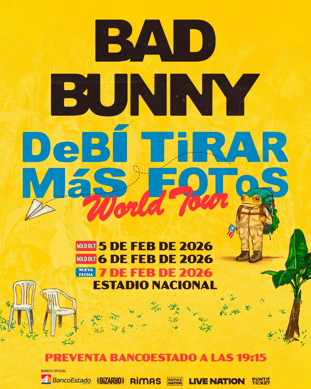Bad Bunny en el Estadio NAcional | AFICHE