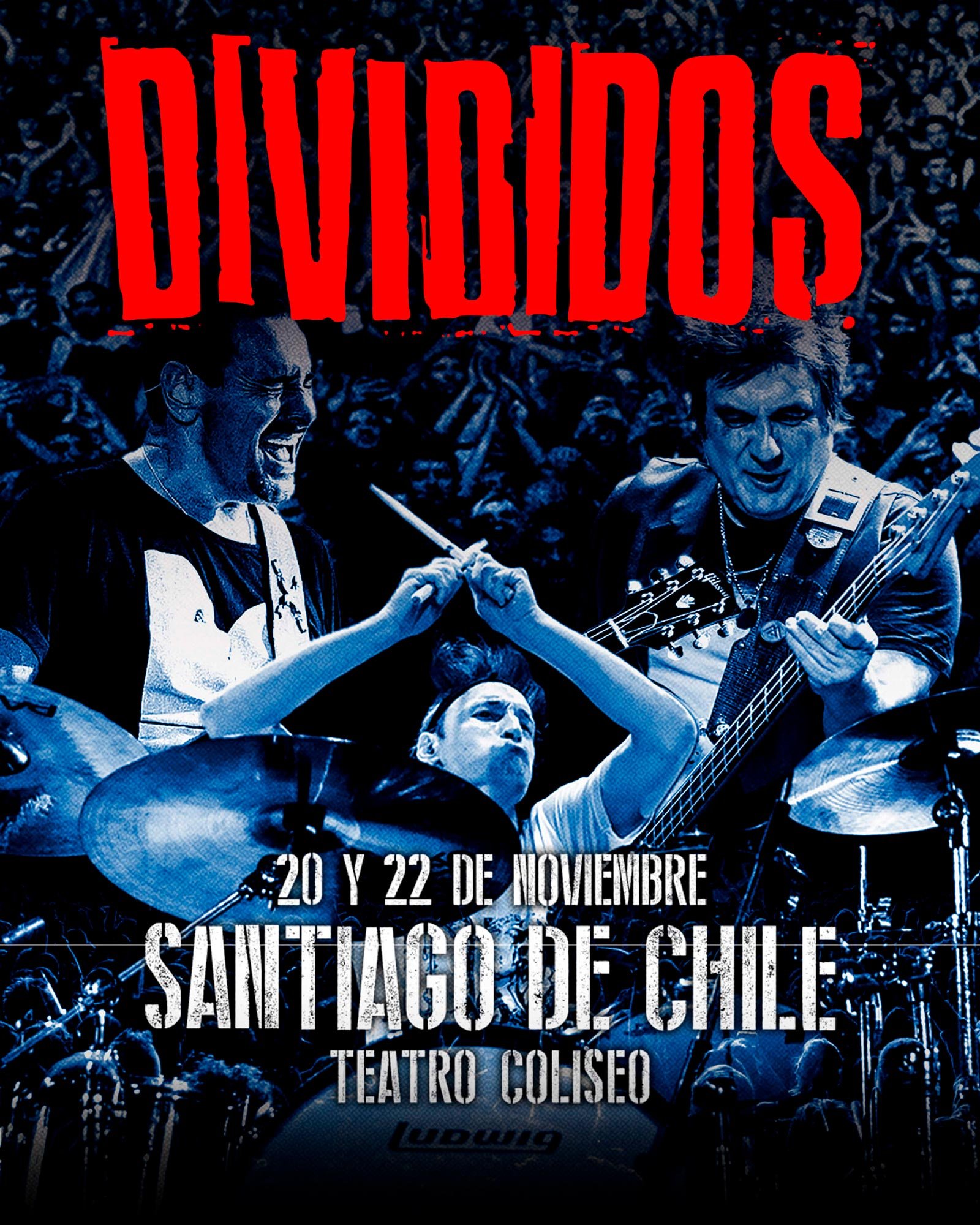 Divididos en Chile | AFICHE