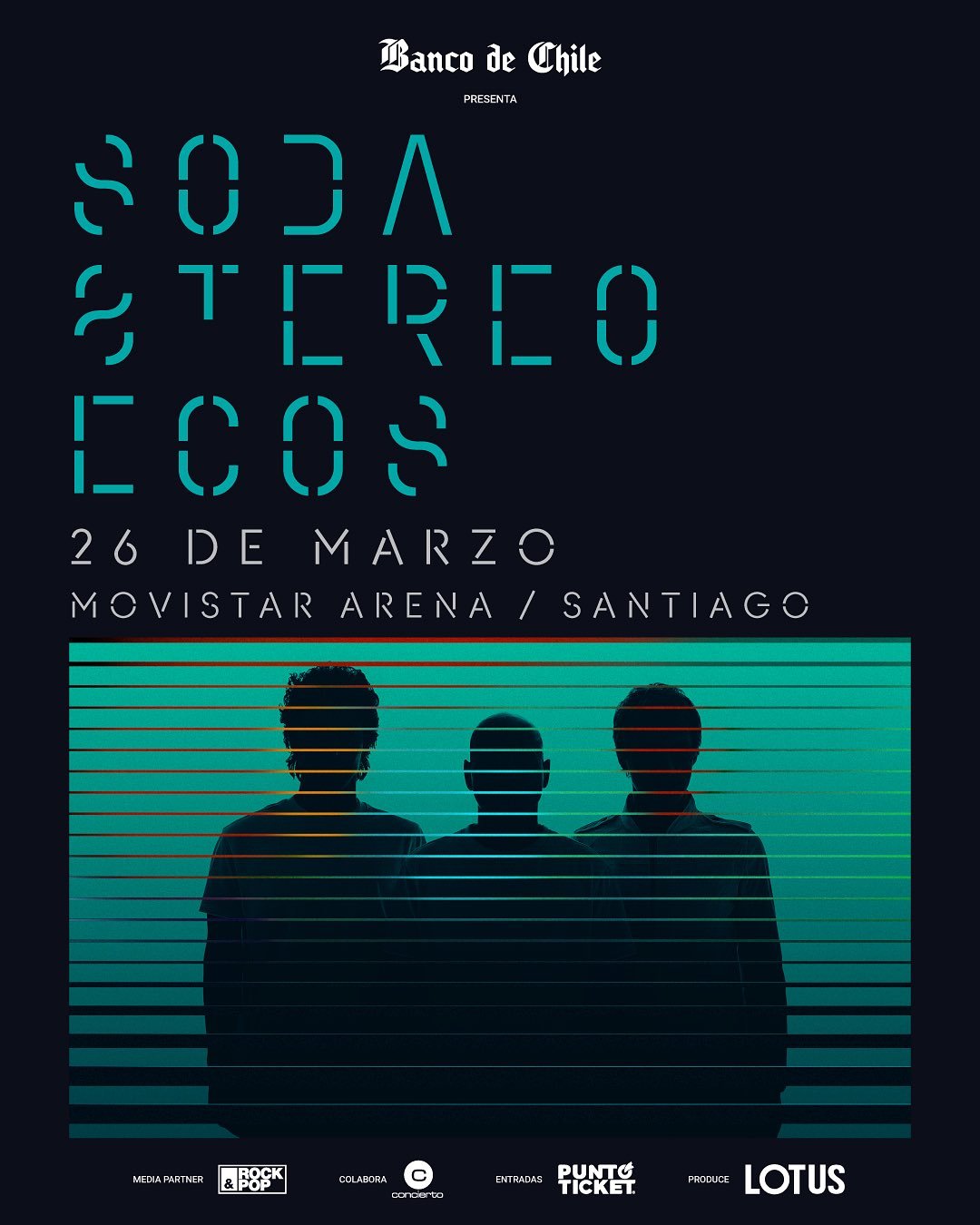 Soda Stereo en Chile | AFICHE