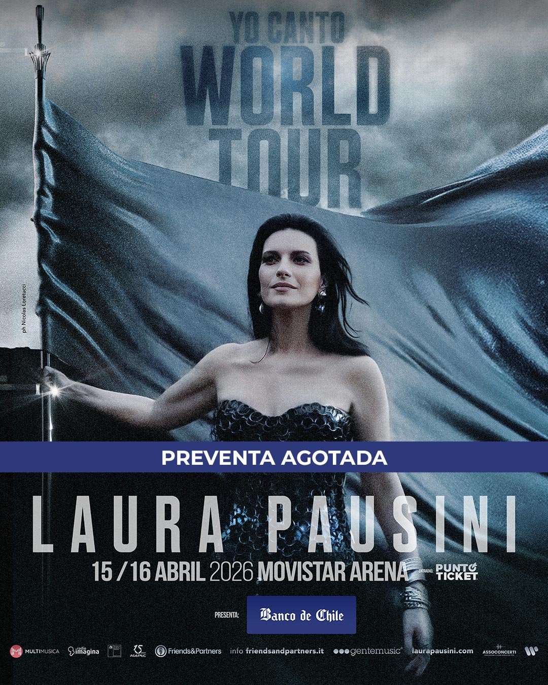 Laura Pausini | Yo Canto World Tour | AFICHE