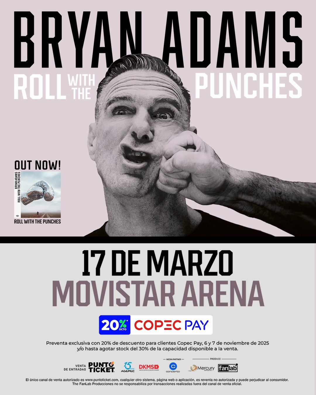 Bryan Adams @ Chile | AFICHE