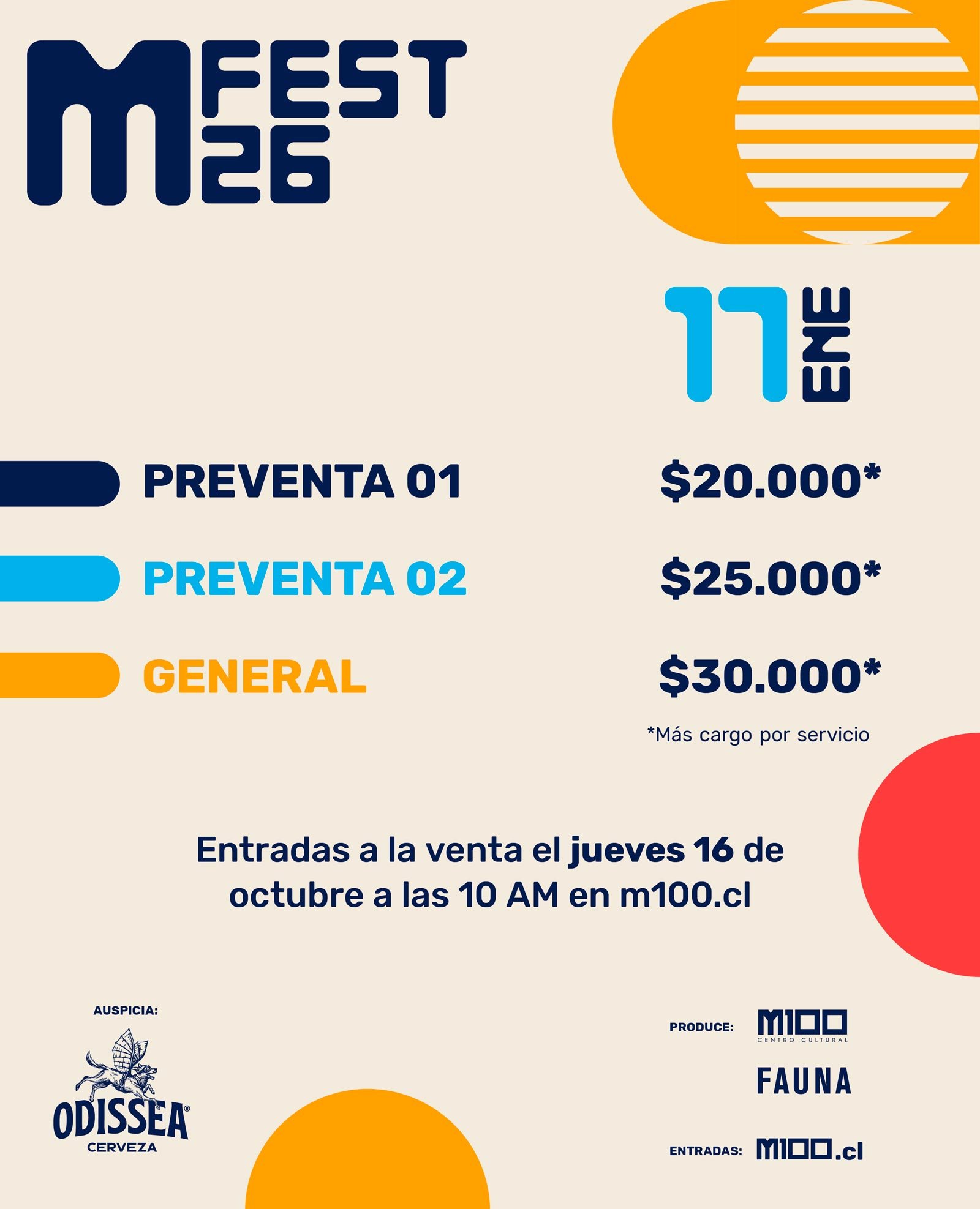MFEST 2026 | PRECIOS