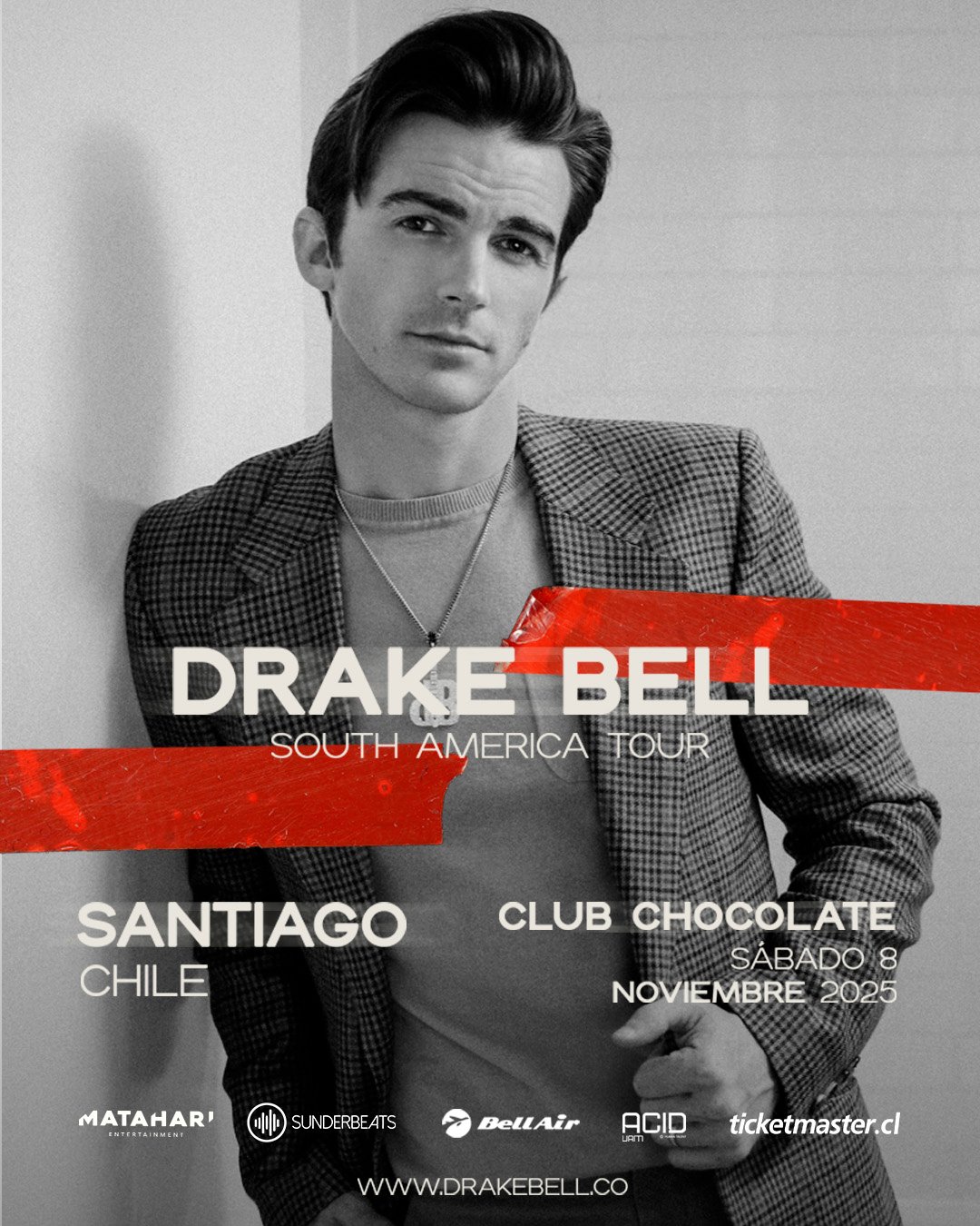 Drake Bell @ Club Chocolate | AFICHE