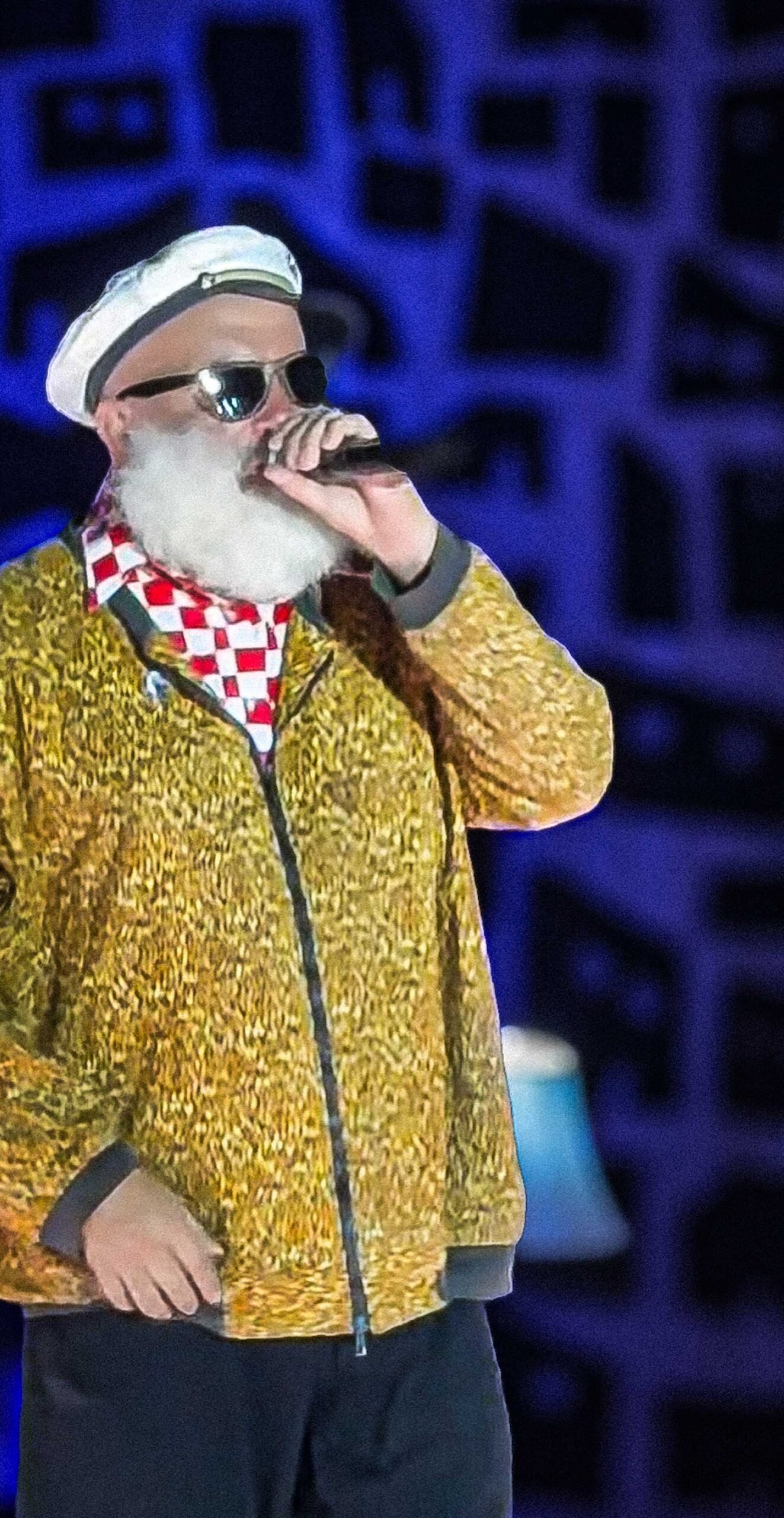 Macha en el Estadio Nacional