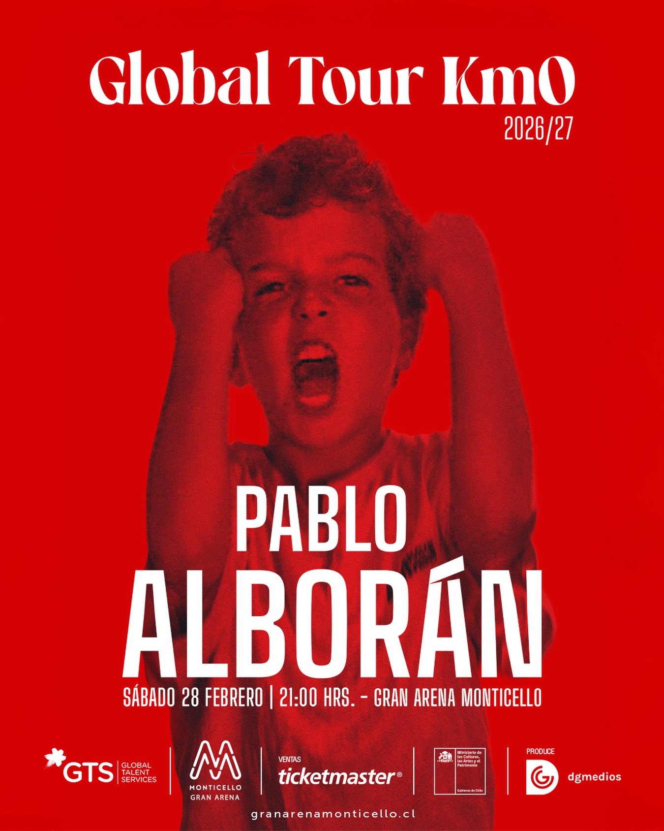 Pablo Alborán @ Gran Arena Monticello | Afiche