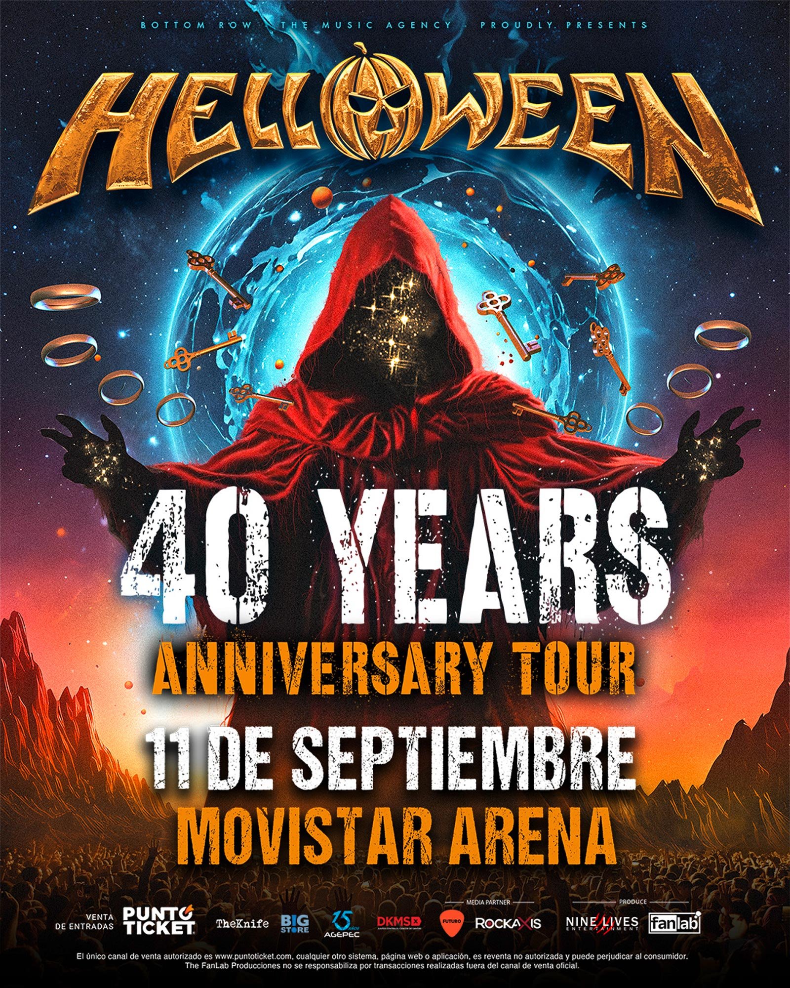 Helloween en Chile | AFICHE