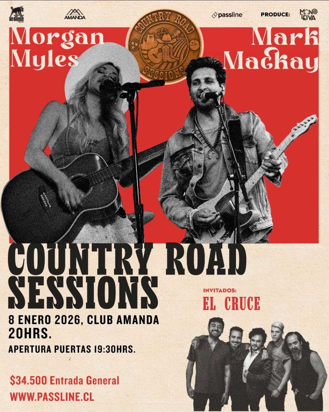 Country Road Sessions @ Club Manda | AFICHE