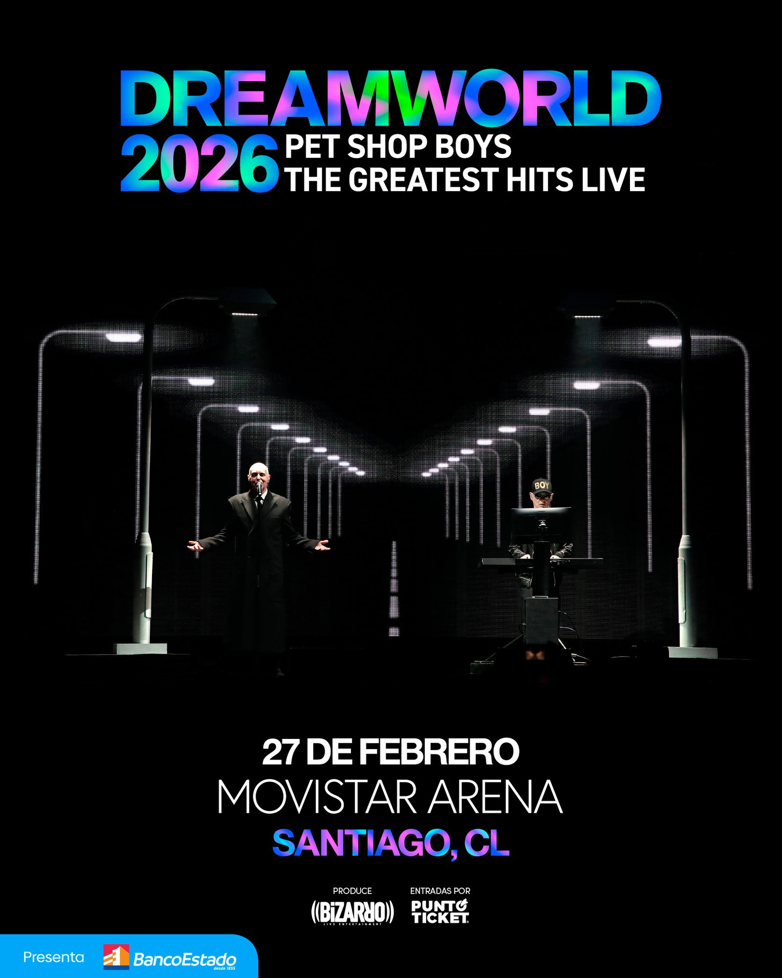 Pet Shop Boys @ Movistar Arena | AFICHE