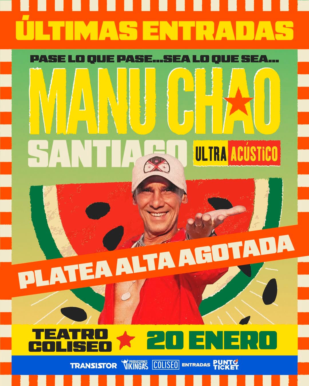Manu Chao @ Teatro Coliseo | AFICHE