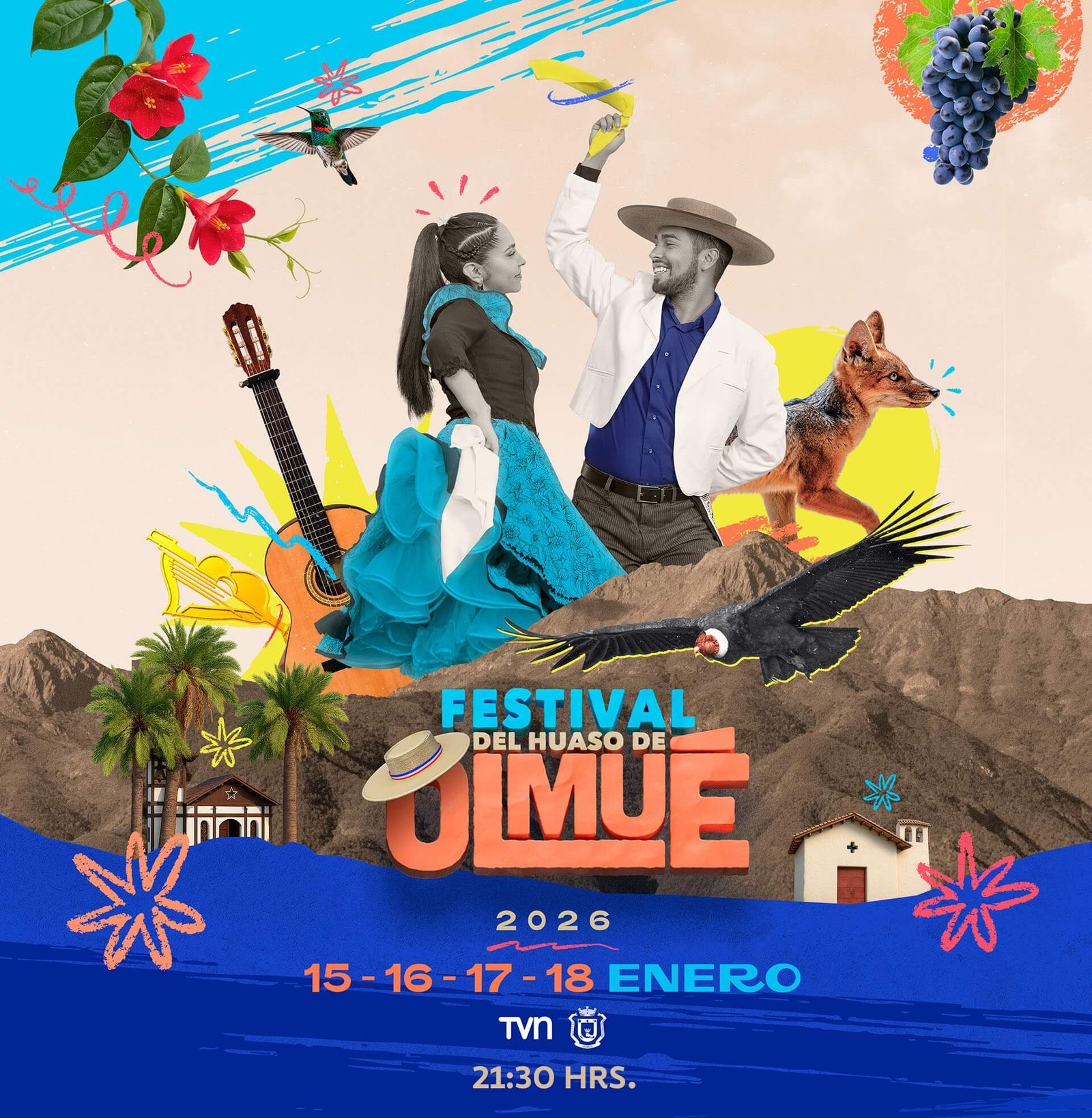 Festival del Huaso de Olmué 2026 | AFICHE