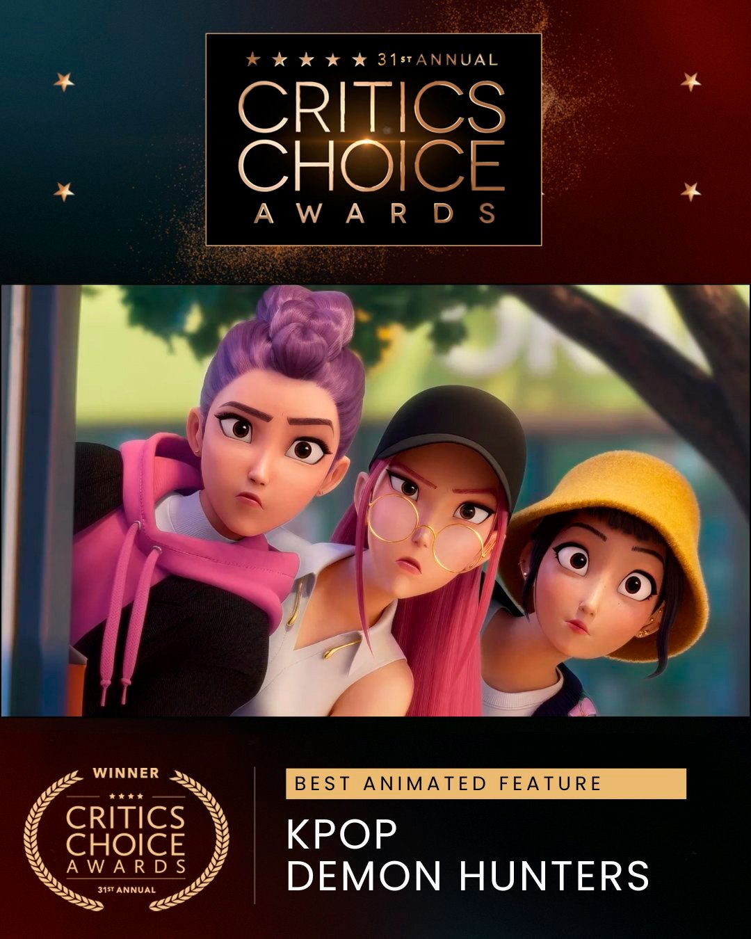 Las guerreras K-pop | Mejor Película Animada